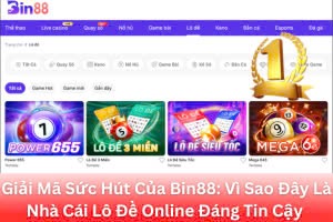 ảnh đại diện Giải Mã Sức Hút Của Bin88: Vì Sao Đây Là Nhà Cái Lô Đề Online Đáng Tin Cậy Hàng Đầu?