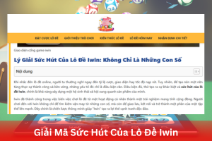 Đánh giá sức hút lô đề online cổng game iWin